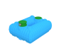 Preview: Zisterne Regenwasser Erdtank FLAT 3000 l